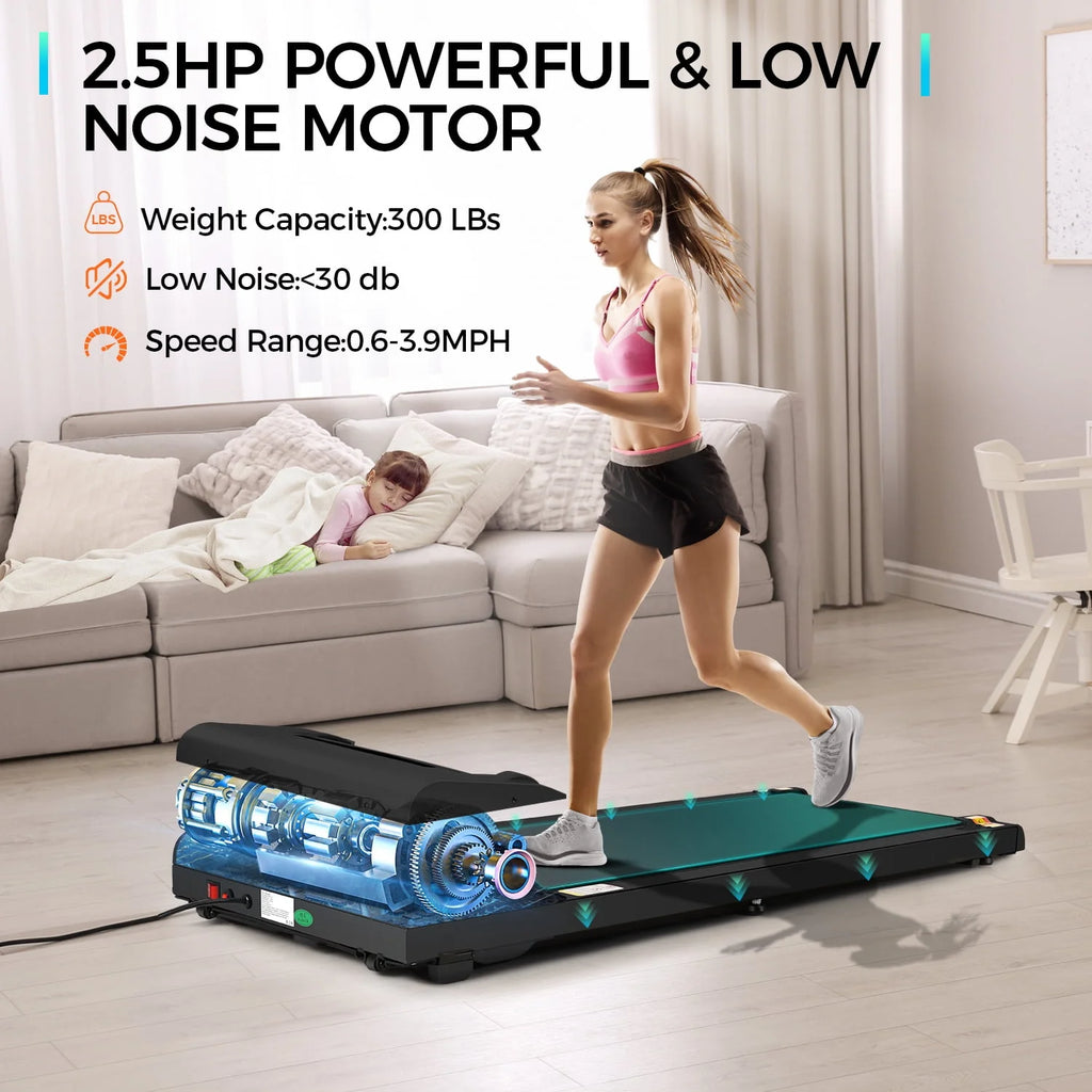 Walking Pad Treadmill 2.5HP Electric Jogging Running Machine U686135