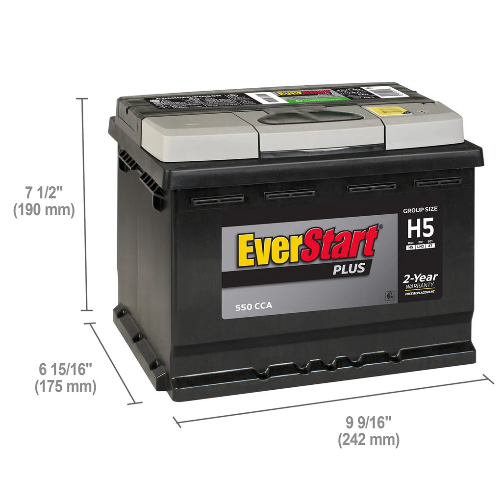 Lead Acid Automotive Battery 12 Volt 550 CCA F5327