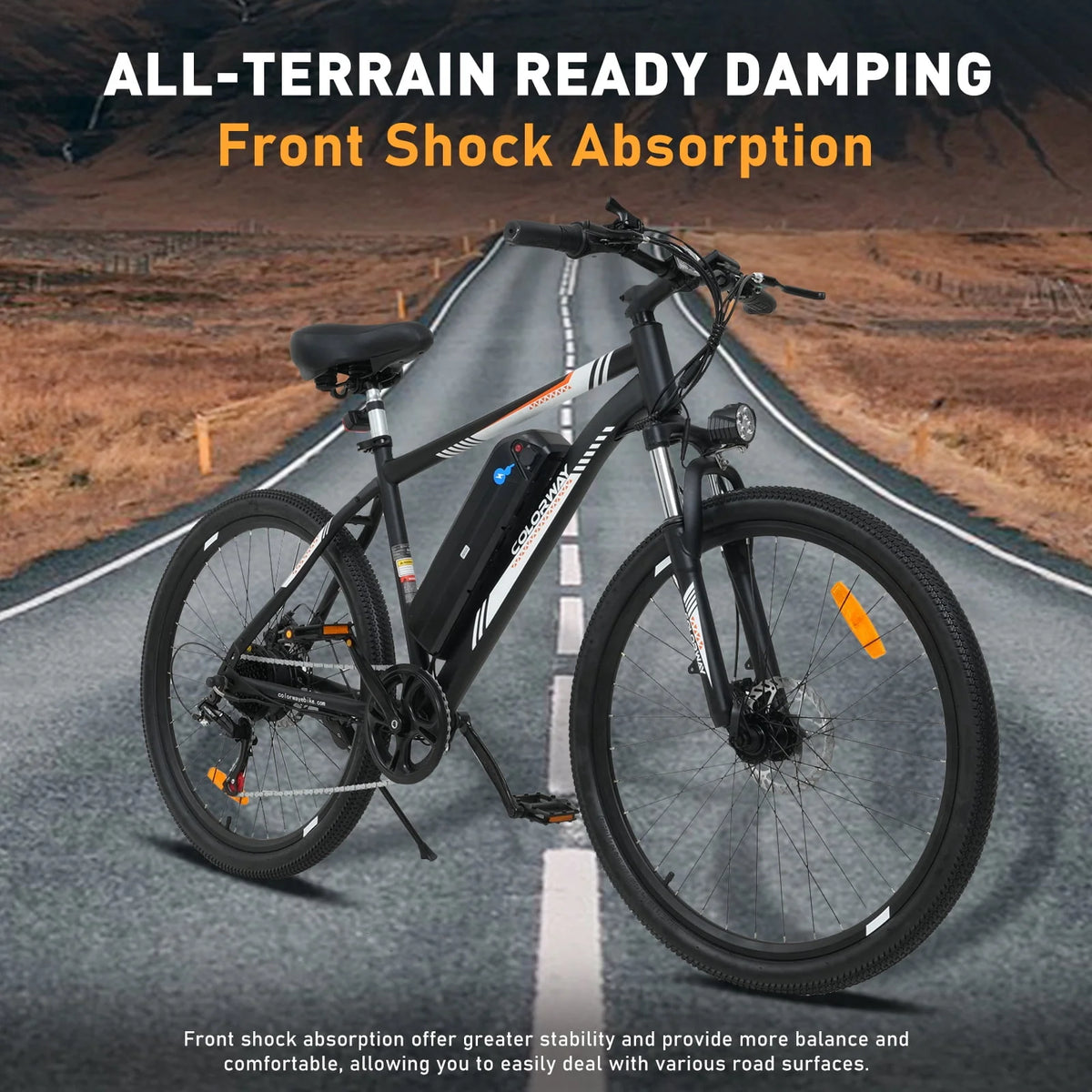 500W 36V 11.2AH Removable Battery Electric Bike V4575