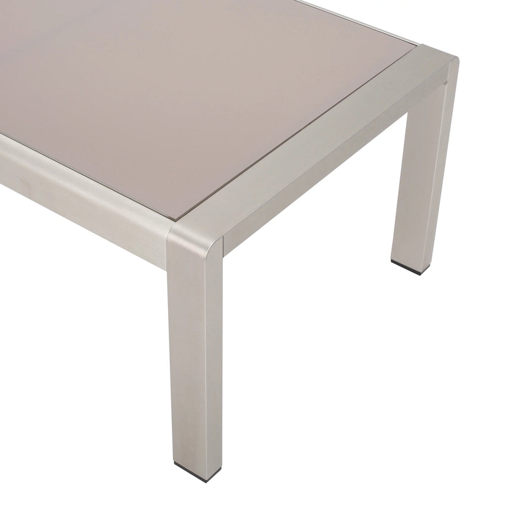 5 Seater Aluminum Sofa Chat Set with 2 Side Tables U703651