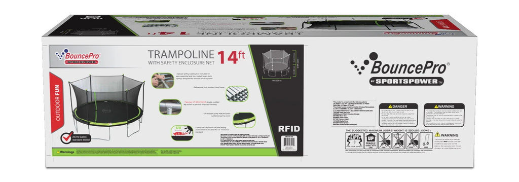14ft Trampoline with Enclosure B85309