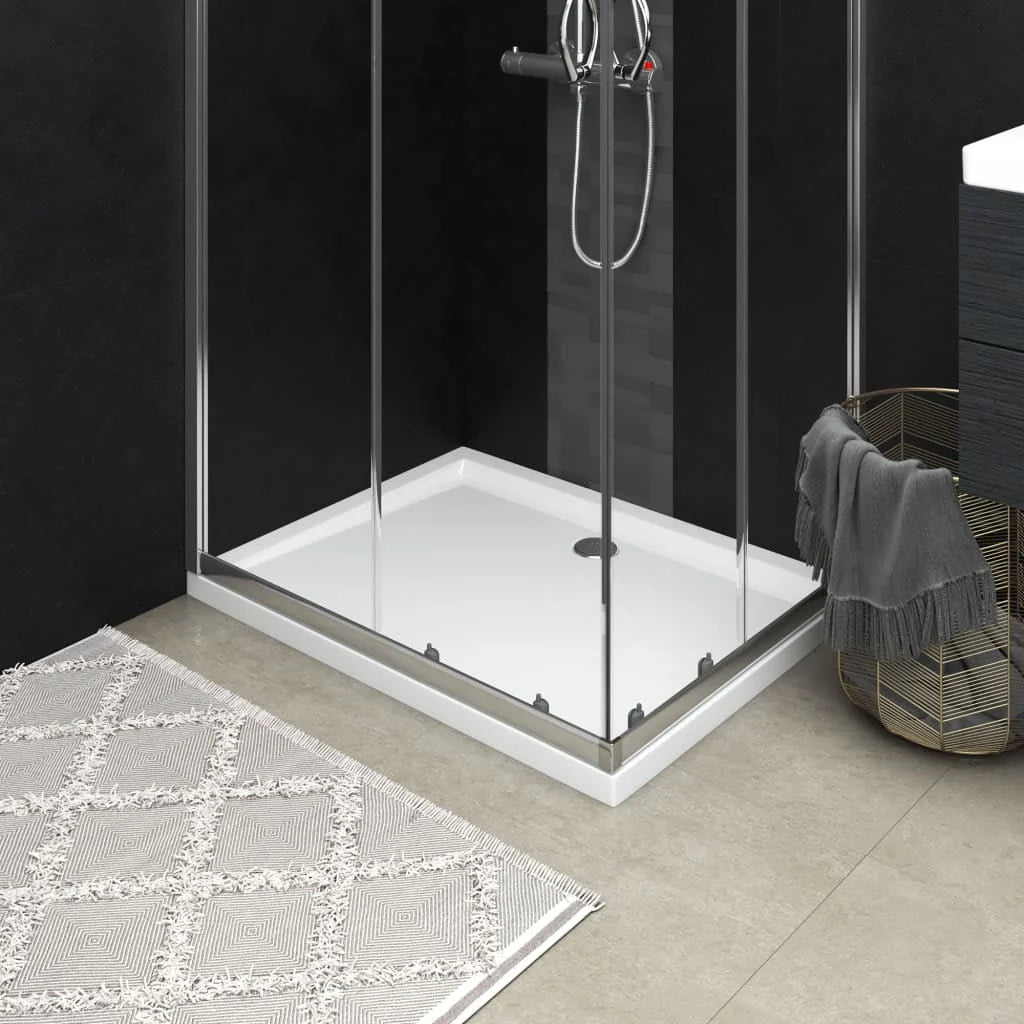 ABS Rectangular Shower Tray with Center Drain A33512