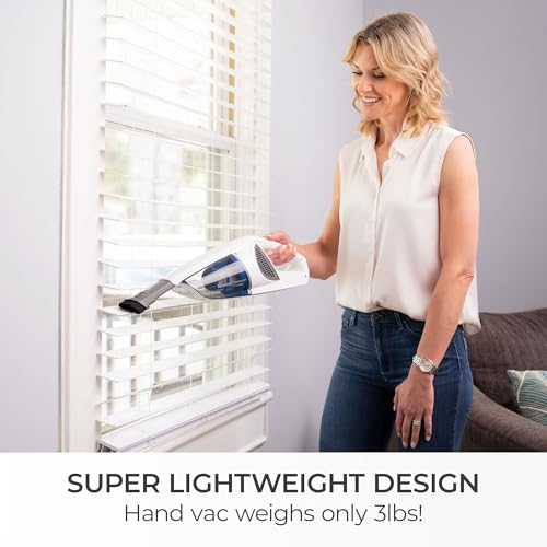 Cordless Stick Vacuum 2-Speed 2-in-1 Handheld White Z107