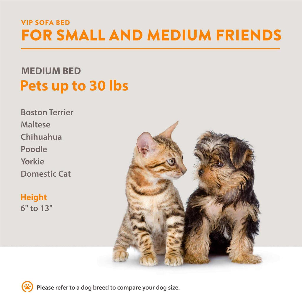 Microsuede Oak Pet Couch V4086