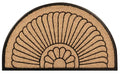 Natural Coco Coir Half Circle Door Mat 24" x 39" O109