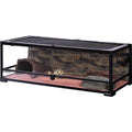 Glass Terrarium with Double Hinge Door 36 inch x 18 inch x 12.6 inch E681