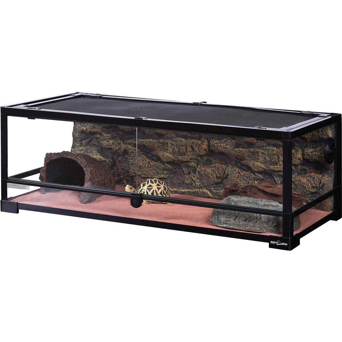 Glass Terrarium with Double Hinge Door 36 inch x 18 inch x 12.6 inch E681