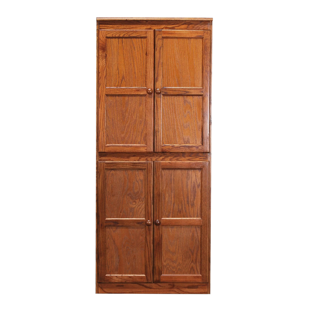 Oak 5 Shelf Storage Cabinet O1385