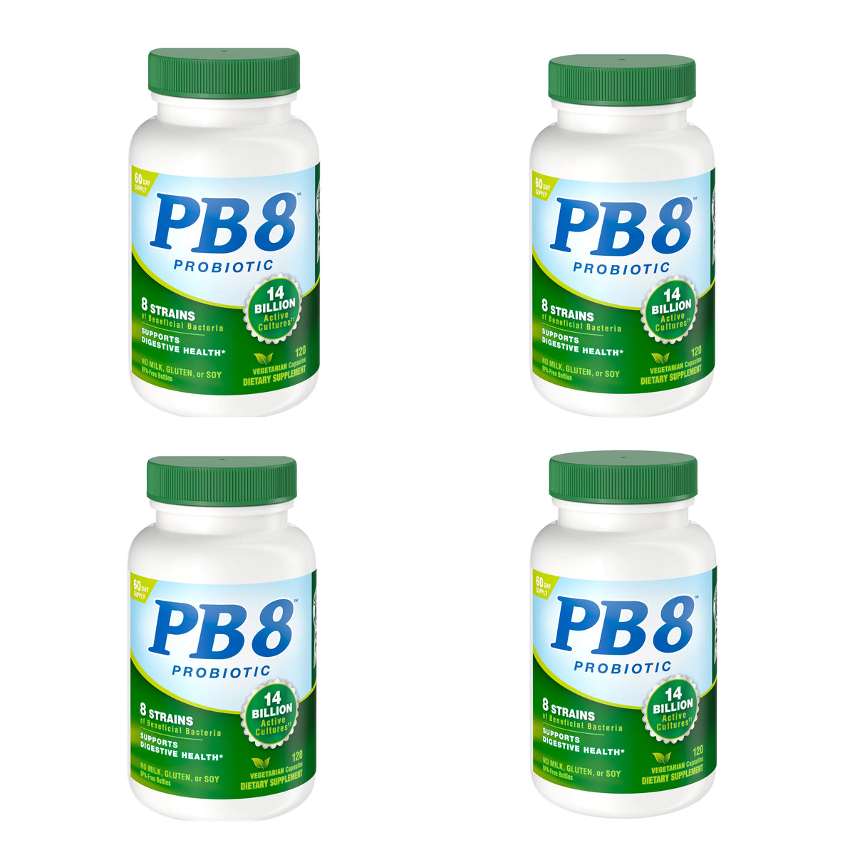 4 Pack Vegetarian Supplement 120 Count T857