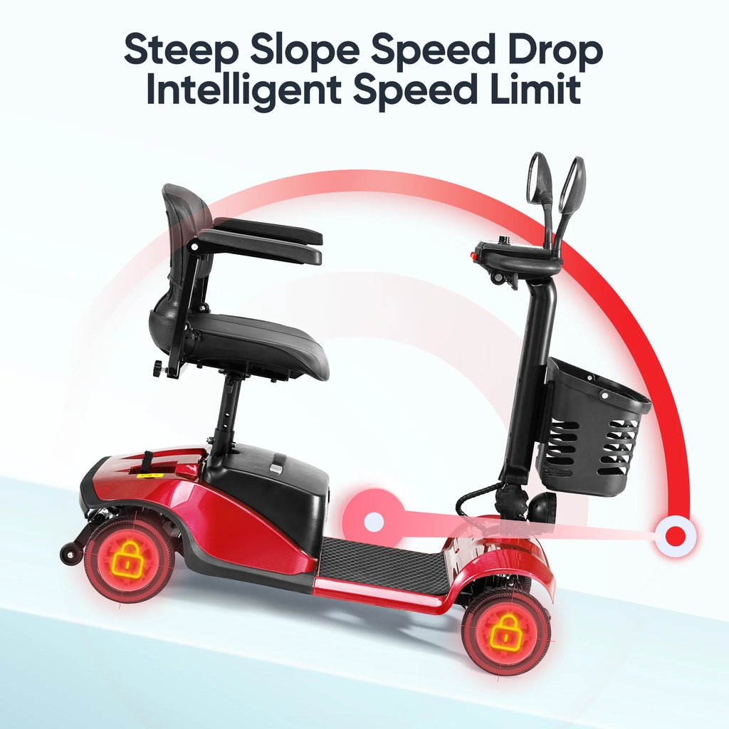 4 Wheels Folding Travel Mobility Scooter D670432