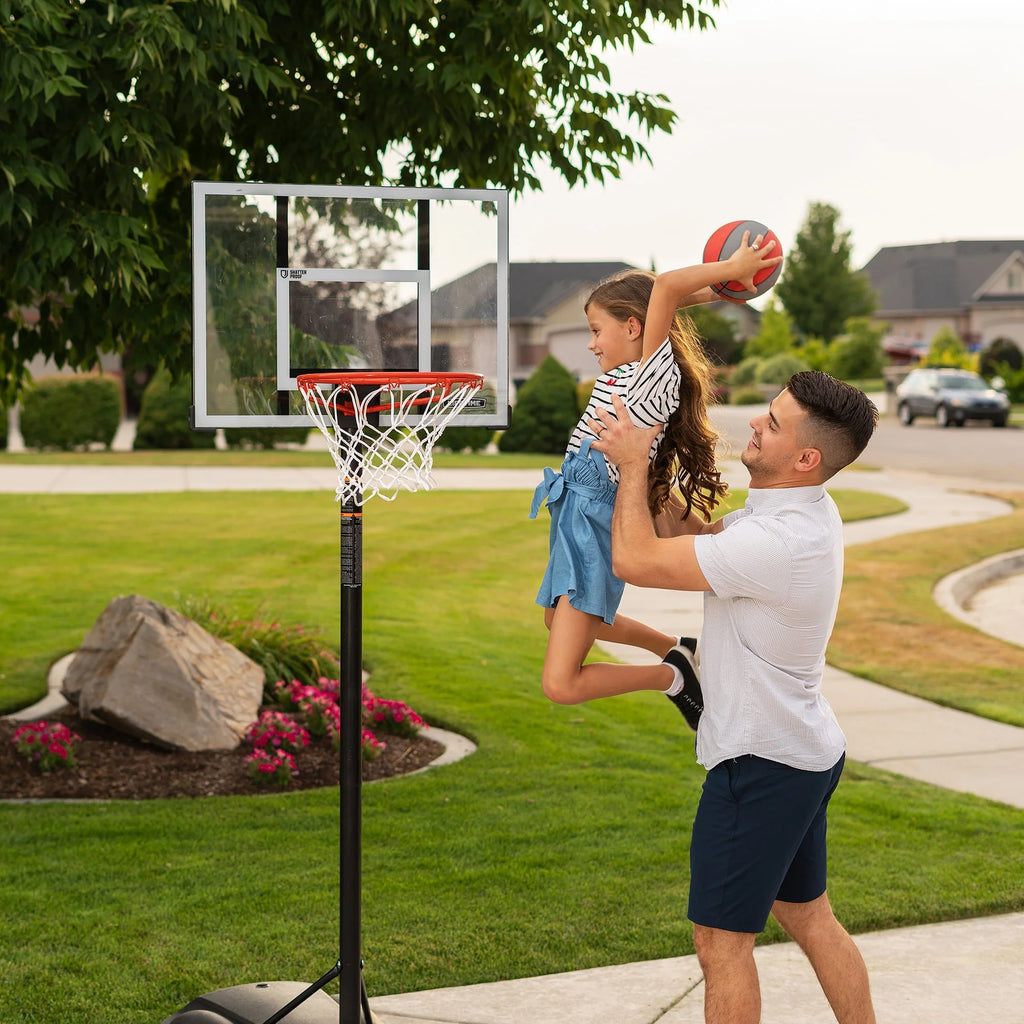 Adjustable Youth Portable Basketball Hoop 30 inch Polycarbonate Z836