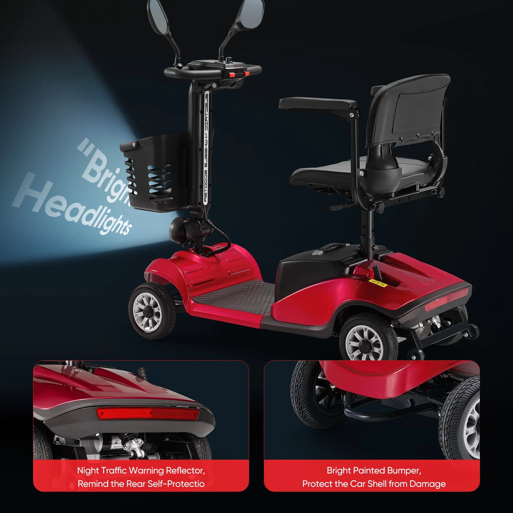4 Wheels Folding Travel Mobility Scooter D670432