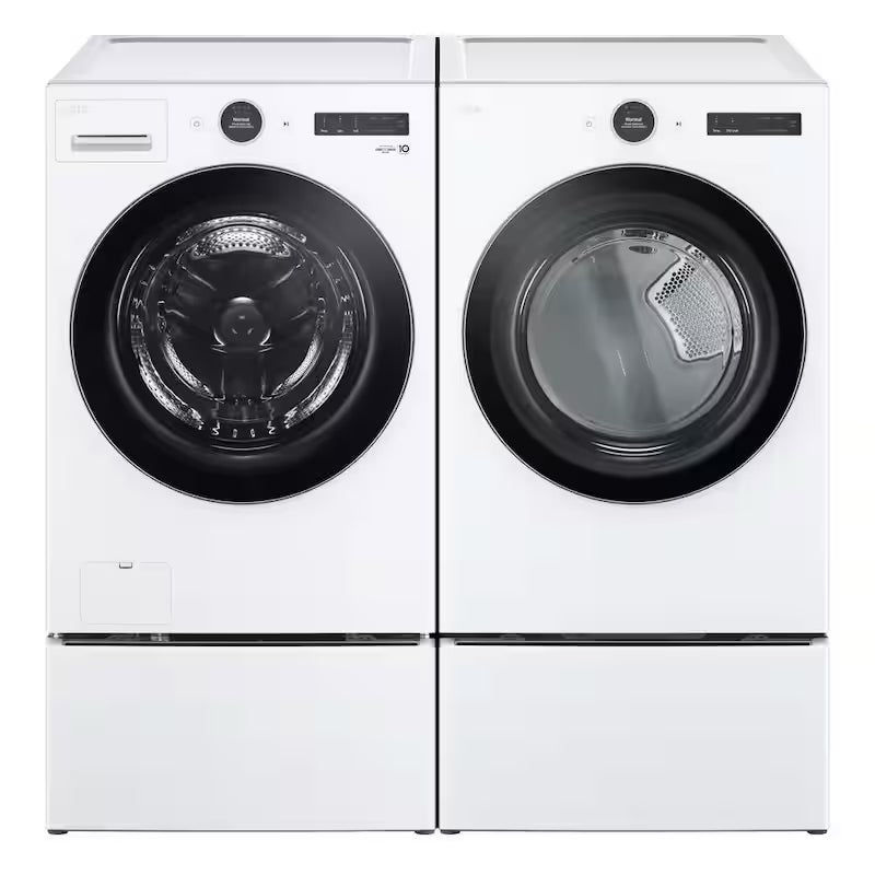 5.0 cu. ft. Stackable Smart Front Load Washer in White Q8382