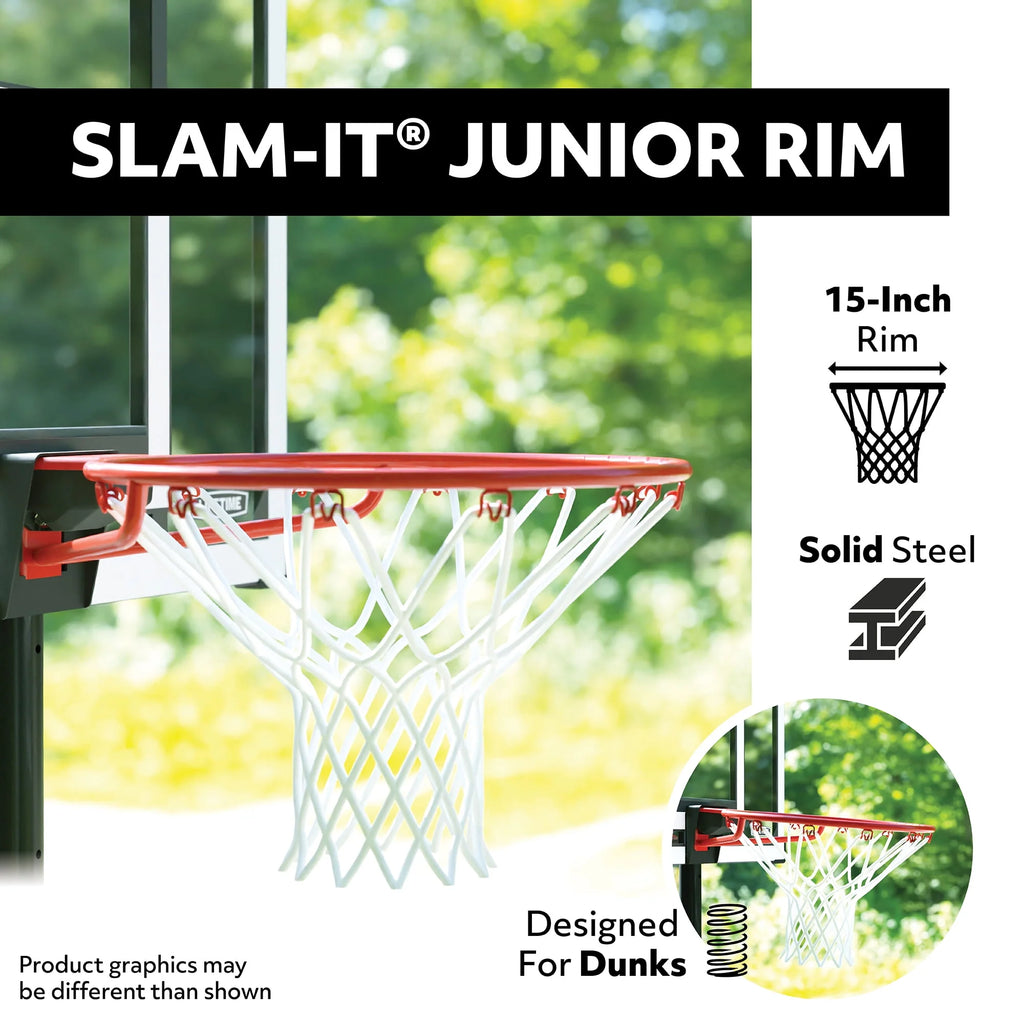 Adjustable Youth Portable Basketball Hoop 30 inch Polycarbonate Z836