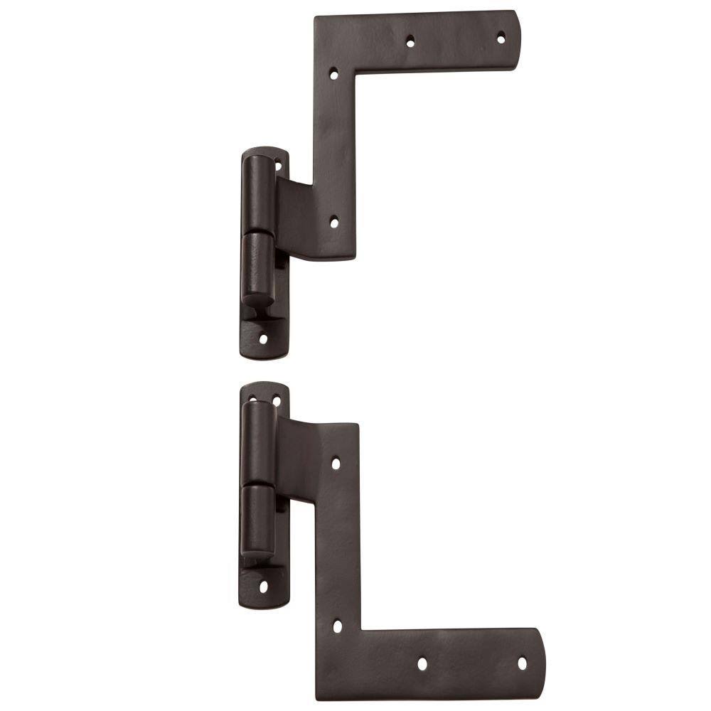 2-Pack Exterior Shutter Hinges in Black P50828